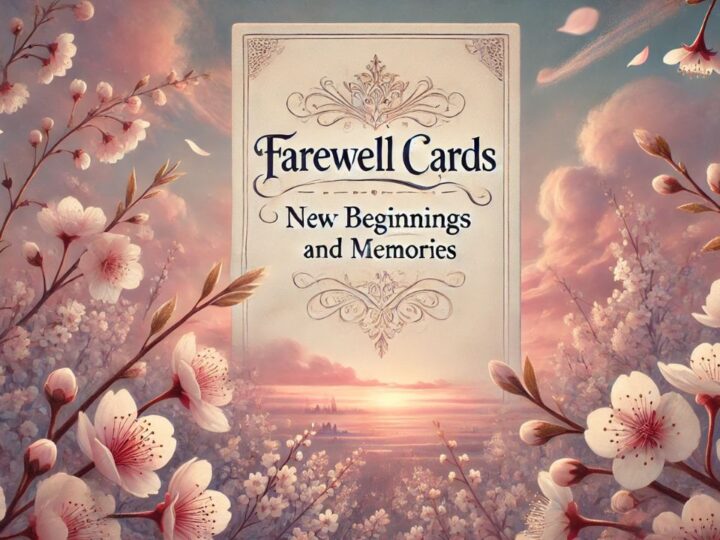 Farewell Cards – New Beginnings and Memories