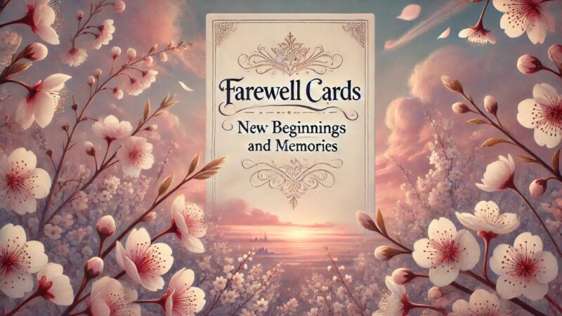 Farewell Cards – New Beginnings and Memories